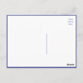 Navy Blue Hartelijk dank voor uw Briefkaart (Achterkant)