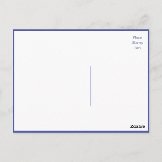 Navy Blue Hartelijk dank voor uw Briefkaart (Achterkant)