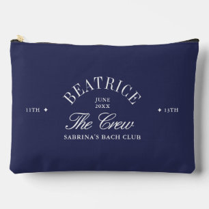 Navy Blue Hen Party Bach Club Cosmetische Tas 