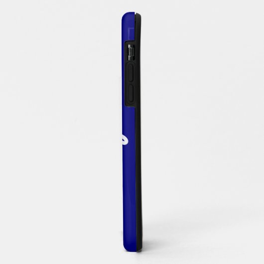 Navy Blue  Hoesje iPhone 5 Hoesje (Achterkant/links)