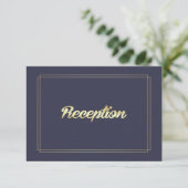 Navy blue | Kaarten voor gouden weddenschappen (Staand voorkant)