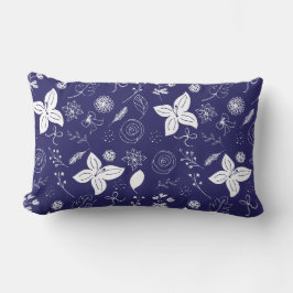 Navy Blue Kerstmis Kussen