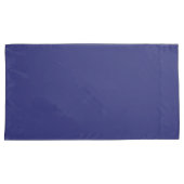 Navy Blue King Sized Pair of Pillowcases Kussensloop (Voorkant-Rechts)