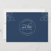 Navy Blue, laten we dit nog eens proberen, Liefde  Save The Date (Achterkant)