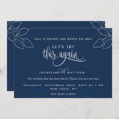 Navy Blue, laten we dit nog eens proberen, Liefde  Save The Date (Voorkant / Achterkant)