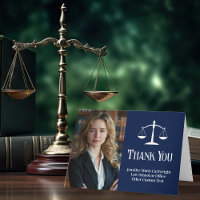 Navy Blue Law School Afstuderen Foto Advocaat
