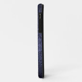 Navy Blue Leather Bekijk iPhone 5 hoesje (Achterkant/links)