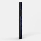 Navy Blue Leather Bekijk iPhone 5 hoesje (Achterkant/rechts)