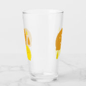 Navy Blue Lemon Art – Verfrissend Citrus Design Glas (Rechts)