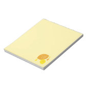 Navy Blue Lemon Art – Verfrissend Citrus Design Notitieblok (Linkerzijde)