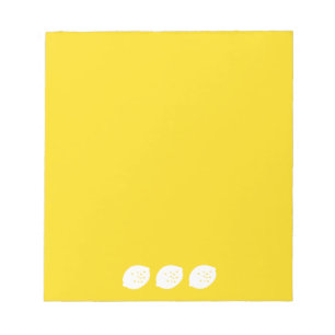 Navy Blue Lemon Art – Verfrissend Citrus Design Notitieblok