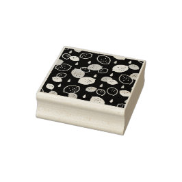 Navy Blue Lemon Art – Verfrissend Citrus Design Rubberstempel