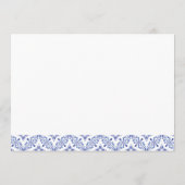 Navy Blue & Lemons Advice voor toekomstige bride Advieskaart (Achterkant)