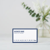 Navy Blue Lijst Lounge Bar Loyalty Punch (Staand voorkant)