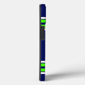 Navy Blue Limoen Grn Team Jersey Case-Mate iPhone Case (Achterkant / Rechts)