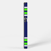 Navy Blue Limoen Grn Team Jersey iPhone Hoesje (Rechterkant)