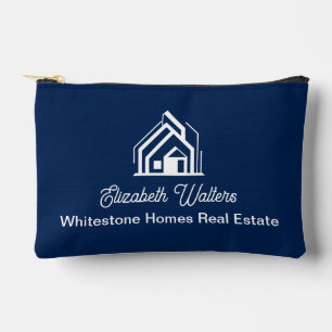 Navy Blue Makelaar Aangepast Vastgoedbedrijf Etui