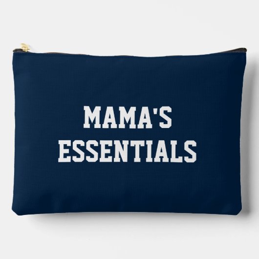 Navy Blue Mama's Essentials Accessoire Tas (Voorkant)