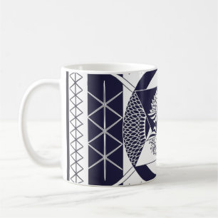 Navy Blue Mandala Koffiemok