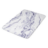 Navy Blue Marble Badmat (Gekanteld)