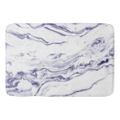 Navy Blue Marble Badmat (Voorkant)