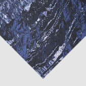 Navy Blue Marble Design Tissuepapier (Detail)
