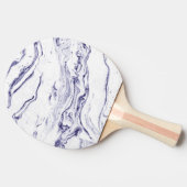 Navy Blue Marble Tafeltennisbatje (Zijkant)