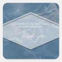 Navy blue marmer geometrische romantische kalligra