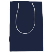 Navy Blue Medium Cadeauzakje (Voorkant)