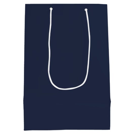 Navy Blue Medium Cadeauzakje (Achterkant)