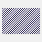 Navy Blue Merry Christmas Mix Inpakpapier Vel (Voorkant 3)