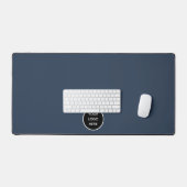 Navy Blue Minimal Kantoor Elegant Pad Logo (Keyboard & Muis)