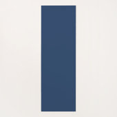 Navy Blue Minimalistische scriptnaam Stijlvol Yogamat (Achterkant)