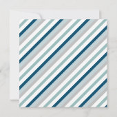 Navy Blue & Mint Baby shower Kleur Palet Kaart (Achterkant)