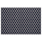 Navy Blue Mod Stippen Stof (Fat Quarter)