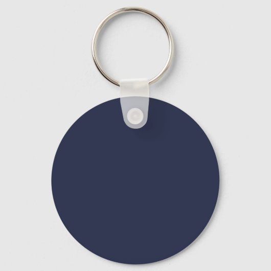 Navy Blue Modern Script Personalized Groomsmen Sleutelhanger (Achterkant)