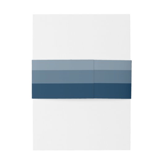 Navy Blue Modern Script Weddenschap Uitnodigingen Wikkel (Achterkant Voorbeeld)