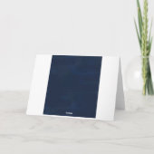 Navy Blue Modern - speciale vaderdag Kaart (Achterkant)