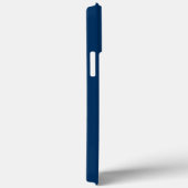 Navy Blue Monogram initiaal Case-Mate iPhone Case (Achterkant / Rechts)