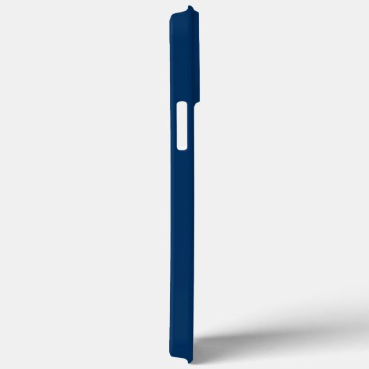 Navy Blue Monogram initiaal Case-Mate iPhone Case (Achterkant / Rechts)