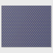 Navy Blue Moroccan Quatrefoil Pattern #5 Cadeaupapier (Vlak)