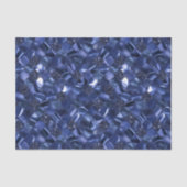 Navy Blue Moroccan Quatrefoil Pattern Tissuepapier (Voorkant)
