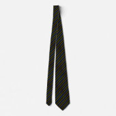 Navy Blue Multi-Stripe  Stropdas (Achterkant)