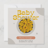 Navy Blue Nacho Gemiddeld Vrijgezellenfeest Kaart (Voorkant)