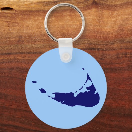 Navy Blue Nantucket Sleutelhanger (Voorkant)