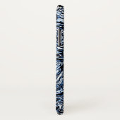 Navy Blue Natuur Abstract patroon Case-Mate iPhone Case (Achterkant / rechts)