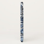 Navy Blue Natuur Abstract patroon Case-Mate iPhone Case (Achterkant/links)