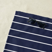 Navy Blue Nautical Anchor Add Boat Name Strandlaken (In situ)