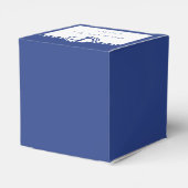 Navy Blue Nautical Anchor Bedankdoosjes (Achterkant)