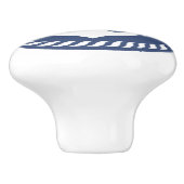 Navy Blue Nautical Anchor Drawer Knob Keramische Knop (Zijkant)